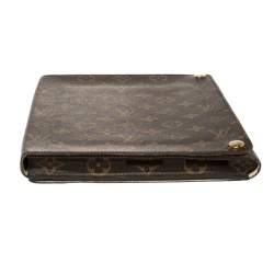 Pre Owned Louis Vuitton Brown Monogram Canvas Foldable iPad Case