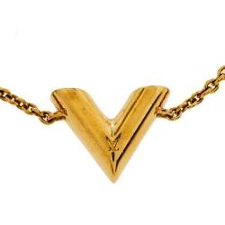 Pre Owned سوار لوي فيتون إسينشيال في ذهبي اللون