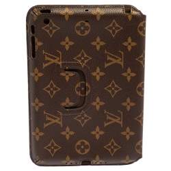 مملوكة مسبقًا حافظة صلبة أيباد ميني فوليو لوي فيتون كانفاس مونوغرامي