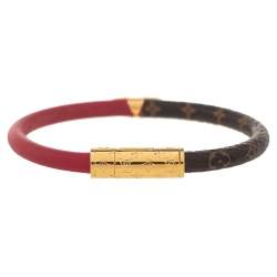 Louis Vuitton Daily Confidential Bracelet Red - BrandConscious