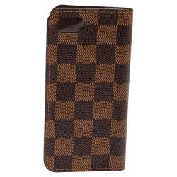 Pre Owned جراب أيفون  7/8 بلاس لوي فيتون فوليو كانفاس دامييه إيبين