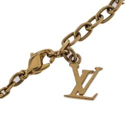 Pre Owned سوار لوي فيتون لون ذهبي كريستال غامبل