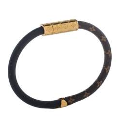 Sold at Auction: Louis Vuitton, LOUIS VUITTON bracelet LV CONFIDENTIAL,  length 17cm.