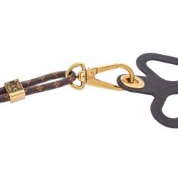 مملوكة مسبقًا Louis Vuitton Monogram Canvas and Black Silicon Louise Phone Holder