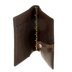 Pre Owned Louis Vuitton Damier Ebene Canvas  Agenda Cover