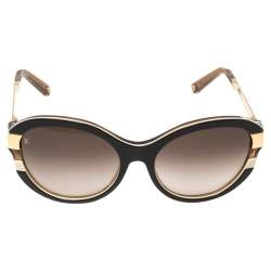 Louis Vuitton Green/Brown Gradient Z0779W Cat Eye Sunglasses at