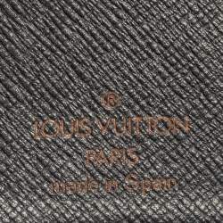 Pre Owned Louis Vuitton Black Epi Leather Small Ring Agenda Cover