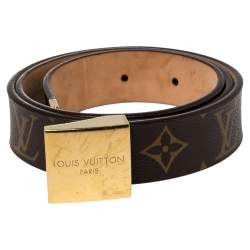 Louis Vuitton White Multicolore Monogram Canvas Buckle Belt 80CM Louis  Vuitton | The Luxury Closet