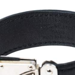 مملوكة مسبقًا Louis Vuitton Nomade Koala Black Leather Bracelet S
