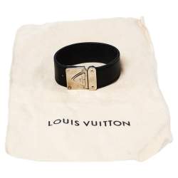 مملوكة مسبقًا Louis Vuitton Nomade Koala Black Leather Bracelet S