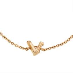 Pre Owned سوار لوي فيتون  LV & مي ليتر معدن ذهبي اللون