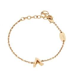 Pre Owned سوار لوي فيتون  LV & مي ليتر معدن ذهبي اللون