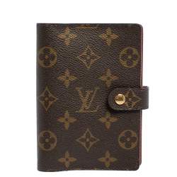 Pre Owned Louis Vuitton Monogram Canvas Small Ring Agenda Cover