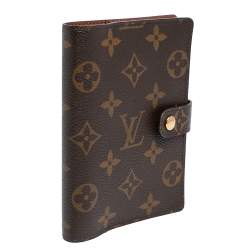Pre Owned Louis Vuitton Monogram Canvas Small Ring Agenda Cover