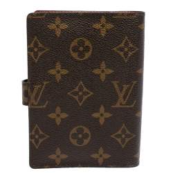 Pre Owned Louis Vuitton Monogram Canvas Small Ring Agenda Cover