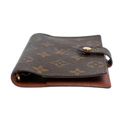 Pre Owned Louis Vuitton Monogram Canvas Small Ring Agenda Cover