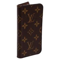 Pre Owned Louis Vuitton Monogram Canvas iPhone X Folio Case