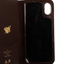 Pre Owned Louis Vuitton Monogram Canvas iPhone X Folio Case
