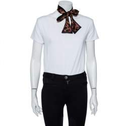 Pre Owned وشاح لوي فيتون باندو حرير بني طباعة فهد