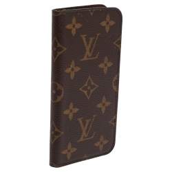 Pre Owned Louis Vuitton Monogram Canvas iPhone X Folio Case