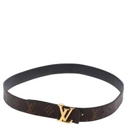 Louis Vuitton Pink Monogram Canvas and Leather Initiales Reversible Belt  90CM Louis Vuitton | The Luxury Closet