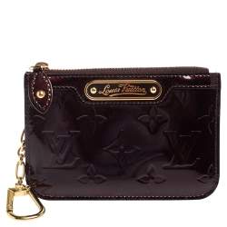 Louis Vuitton Vernis Key Pouch Amarante