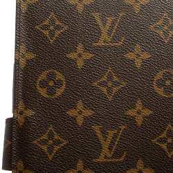 Pre Owned Louis Vuitton Monogram Canvas Large Ring Agenda Cover