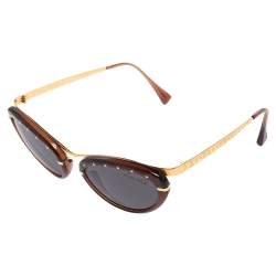 Pre Owned نظارة شمسية لوي فيتون ايفي Z0156W عين قطة أسود / تورتواز بني   