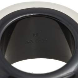 مملوكة مسبقًا خاتم لوي فيتون انكلوشن مونوغرامي راتنج أسود مقاس وسط (ميديوم)