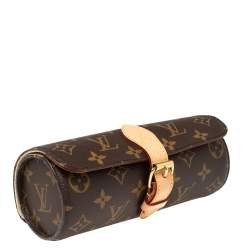 مملوكة مسبقًا Louis Vuitton Monogram Canvas 3 Watch Case