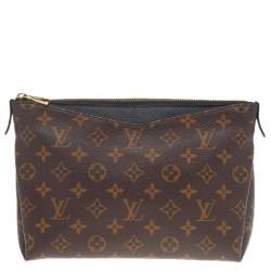 LOUIS VUITTON Pallas Beauty Case Monogram Canvas Pouch Noir