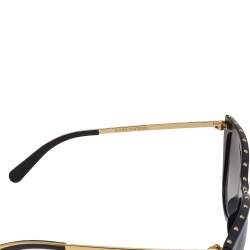 مملوكة مسبقًا نظارة شمسية لوي فيتون عين قطة لا بوم أسود/ لون ذهبي