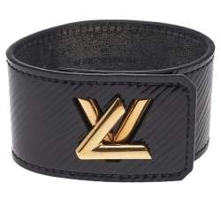 Louis Vuitton Silver Epi Leather Twist It Wrap Bracelet Louis