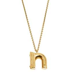 Louis Vuitton LV & Me Letter A Gold Tone Pendant Necklace Louis Vuitton |  The Luxury Closet