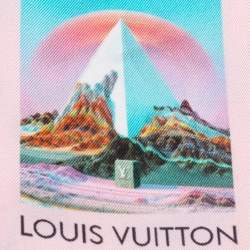 Louis Vuitton Pink Splash Silk Bandeau 