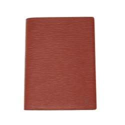 مملوكة مسبقًا Louis Vuitton Cipango Gold Epi Leather Desk Agenda Cover