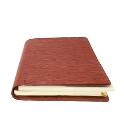 مملوكة مسبقًا Louis Vuitton Cipango Gold Epi Leather Desk Agenda Cover