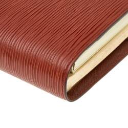 مملوكة مسبقًا Louis Vuitton Cipango Gold Epi Leather Desk Agenda Cover
