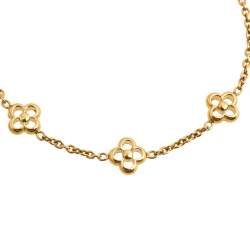Louis Vuitton Full Flower Gold Tone Bracelet Louis Vuitton