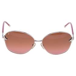 مملوكة مسبقًا Louis Vuitton Pink Z0466U Viola Butterfly Gradient Oval Sunglasses