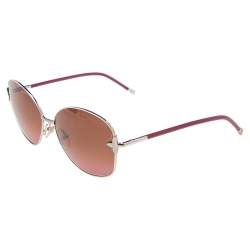 مملوكة مسبقًا Louis Vuitton Pink Z0466U Viola Butterfly Gradient Oval Sunglasses