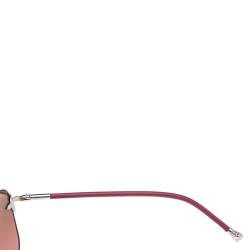 مملوكة مسبقًا Louis Vuitton Pink Z0466U Viola Butterfly Gradient Oval Sunglasses