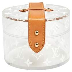 Pre Owned Louis Vuitton Scott Plexiglass Ornamental Box