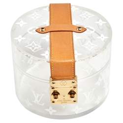 Pre Owned Louis Vuitton Scott Plexiglass Ornamental Box