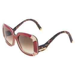 مملوكة مسبقًا Louis Vuitton Red Z0688 Tint Anemone Gradient Rectangle Sunglasses