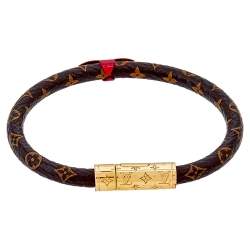 Louis Vuitton, Jewelry, Authentic Louis Vuitton Monogram Daily  Confidential Bracelet