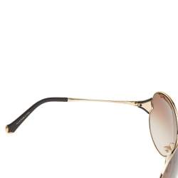 Pre Owned نظارة شمسية لوي فيتون زد0262يو ديزي متدرجة بني/ لون ذهبي