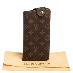 Pre Owned حافظة نظارة شمسية لوي فيتون كانفاس مونوغرامي MM