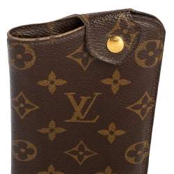 Pre Owned حافظة نظارة شمسية لوي فيتون كانفاس مونوغرامي MM