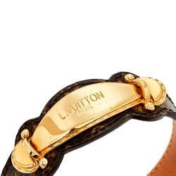 Louis Vuitton Brown Monogram Canvas Handle It Nano Bracelet 19